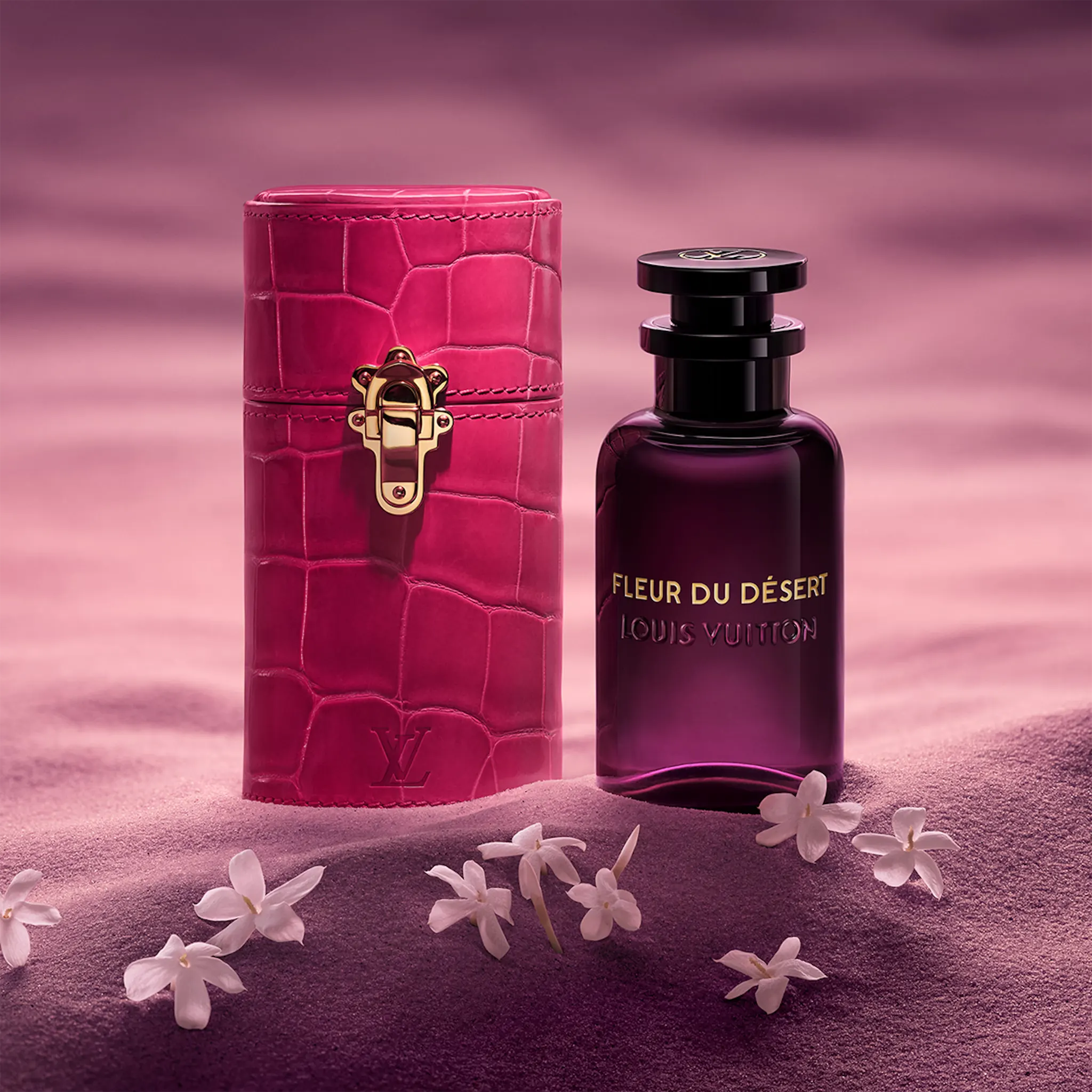 Front With Box View of Louis Vuitton Fleur Du Desert Parfum NVPROD5650060V